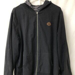 Harley Davidson zebra reversable coat hoodie 2W women